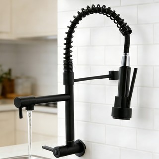 Torneira De Cozinha Gourmet Alça Com Extensor De Spray Tubo De Flexível Superior Para Aju…