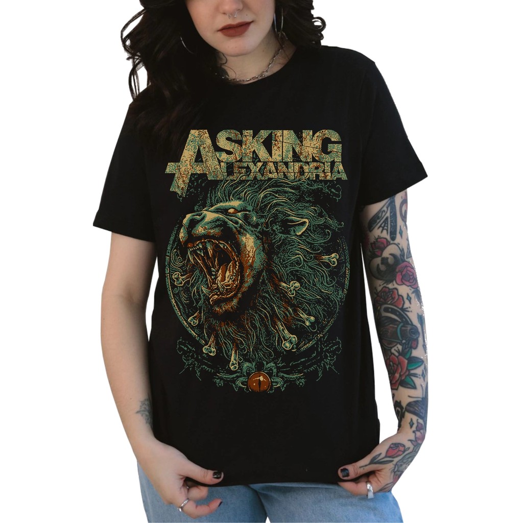 Baby look Asking Alexandria Rockwear Preta