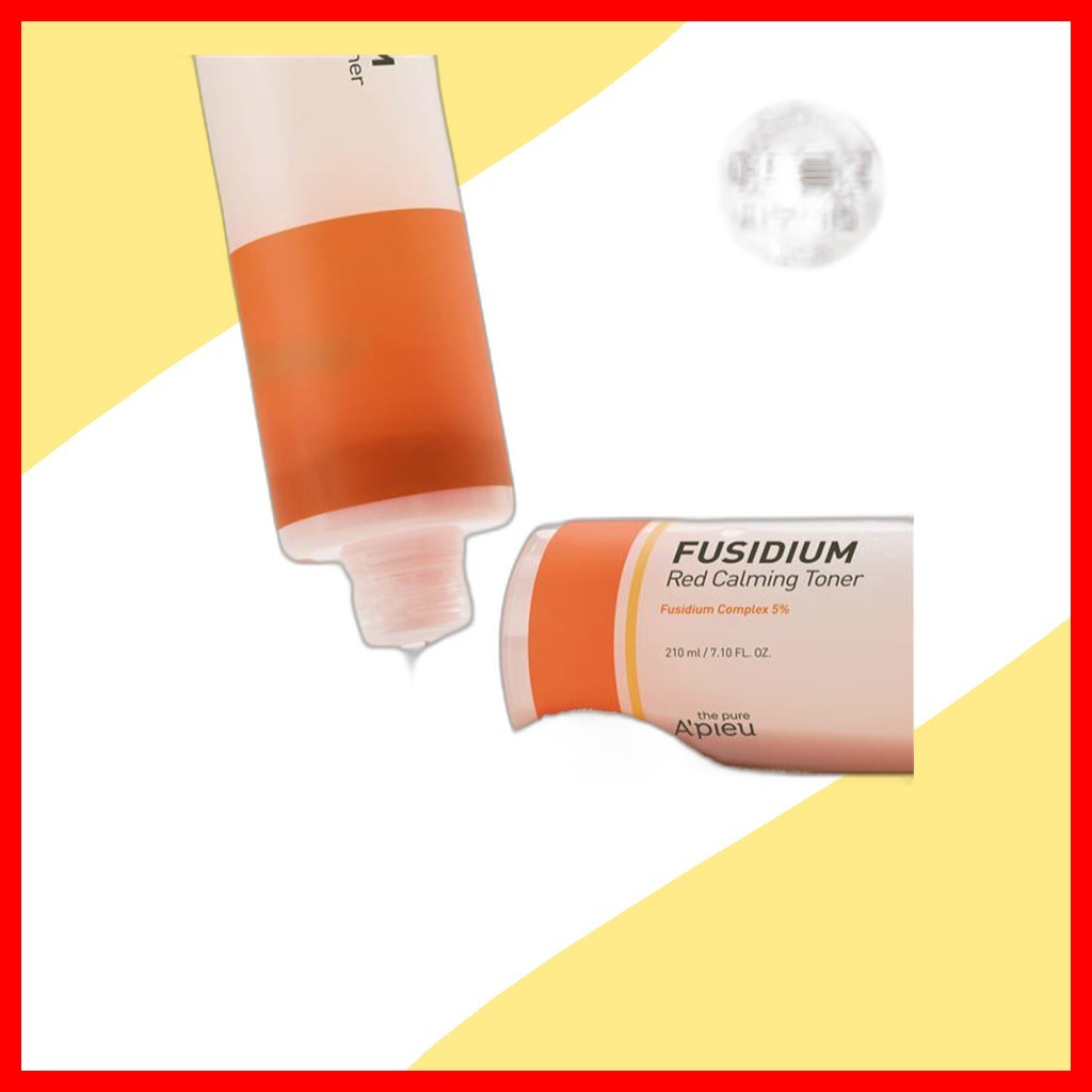 [daiso] apieu O Toner Calmante Vermelho Fuso Puro , 210ml , 1 Unidade/Coreano/Alívio Da Vermelhidão Bloom Korea .