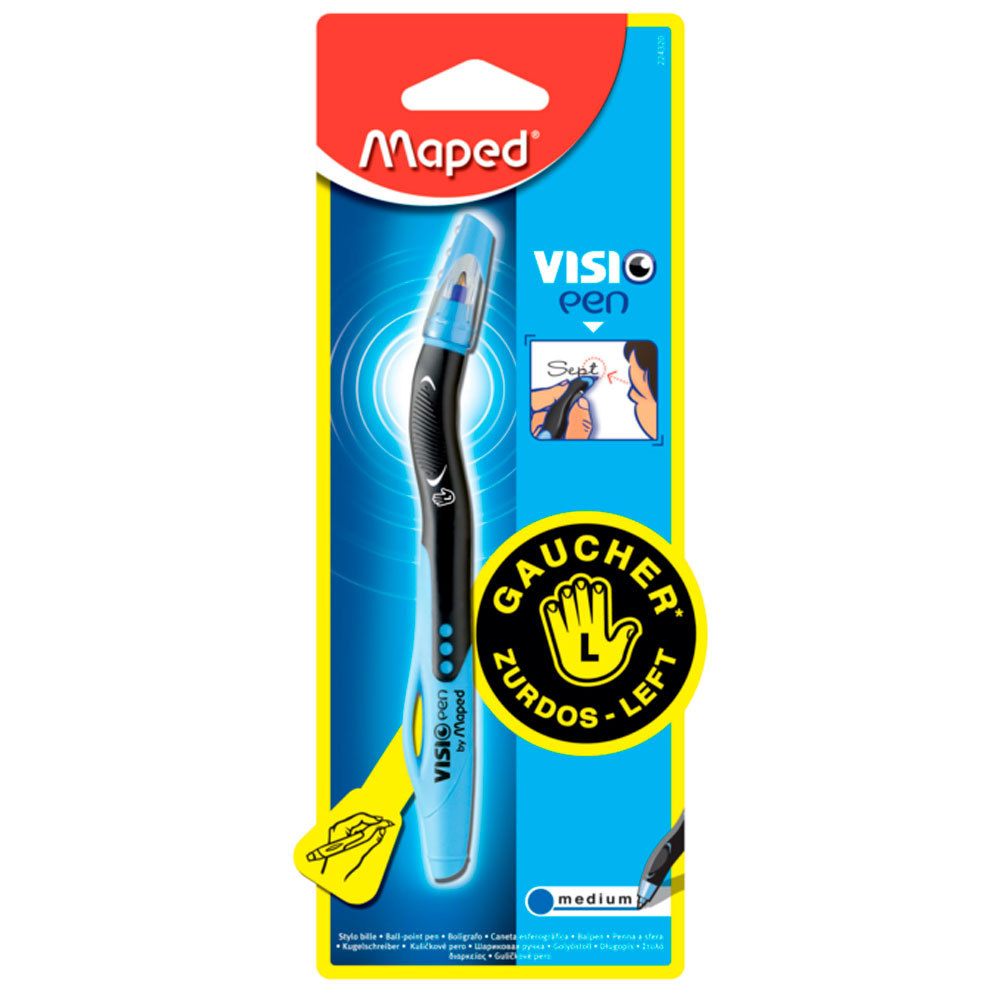 Caneta esferográfica 1.0 Vision Pen para canhotos Azul Maped