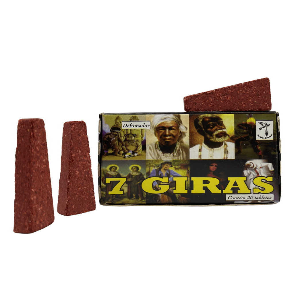 Defumador 7 Giras Atrair Vibrações Das Falanges Sete Linhas