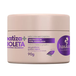Máscara Matizadora Violeta Matiza+ 90g Haskell | Para cabelos loiros e grisalhos