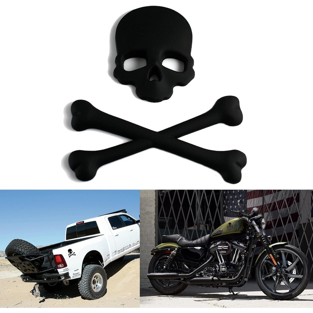 Xotic Tech Skeleton Crossbones Bones Skull Adesivo Emblema Decalque Para Todos Os Carros/SUV/Motocicleta/Barco/Cruzeiros