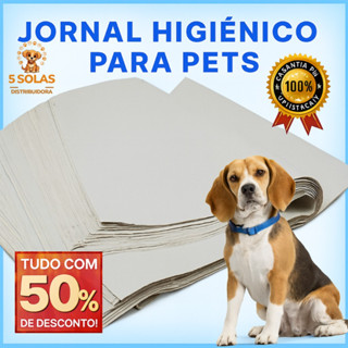 JORNAL PAPEL PET LIMPO BIODEGRADAVEL SEM CHEIRO 2KG, 3KG, 4 KG,5KG FOLHAS GRANDES 50X70 PROMOÇÃO ENVIO IMEDIATO em Oferta na Shopee