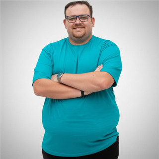 Camiseta Masculina 100% Algodão Básica G1 ao G5