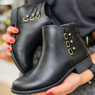 Bota Modare Feminina Cano Curto Ultraconforto Salto Baixo Calce Fácil 7057.218 em Oferta na Shopee