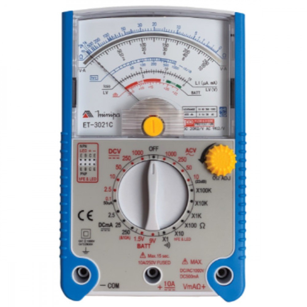 Multímetro analógico portátil - ET-3021C Minipa em Oferta na Shopee