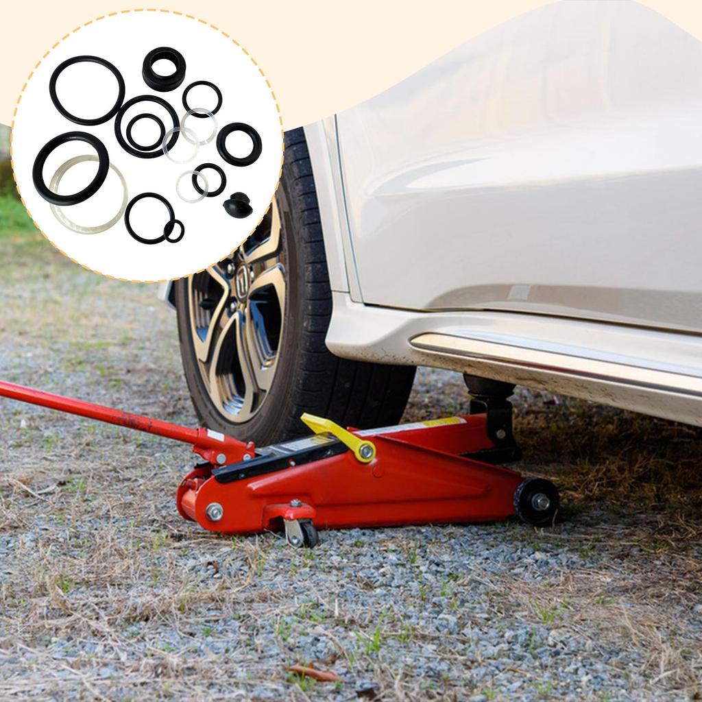 [hellery] Kit De Reparo De Macaco Hidráulico Horizontal De 3 Toneladas Ferramenta Carro Peças De Reposição De Borracha S