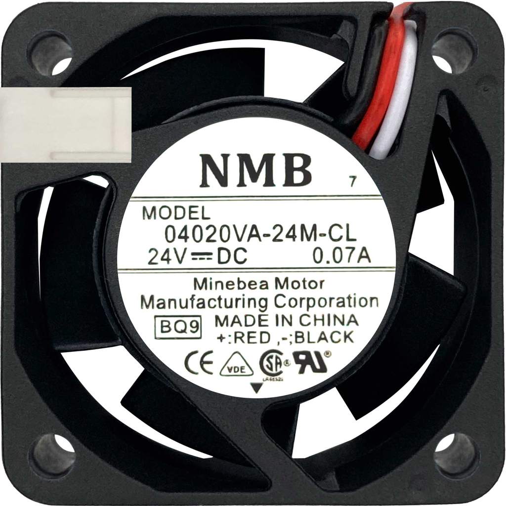 Ventilador 04020VA-24M-CL 24V 0.07A 1.68W 3L 3P 40X40X20 B2