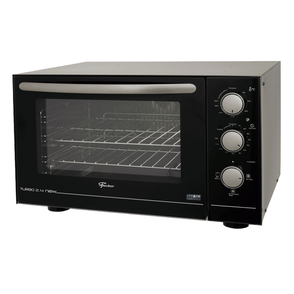 Forno Elétrico Fischer de Bancada 48L Turbo 2.4 New Prata