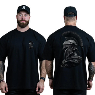 Camisa Camiseta 100% algodão 30.1 T-Shirt Premium Treino "Espartano"
