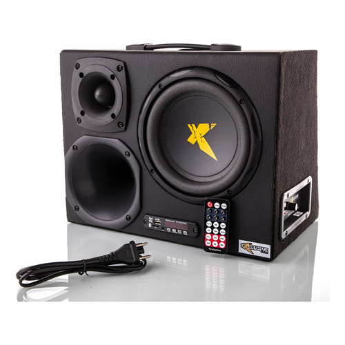 Caixa De Som Trio Amplificada 8  Exclusive Bt300 Usb Aux