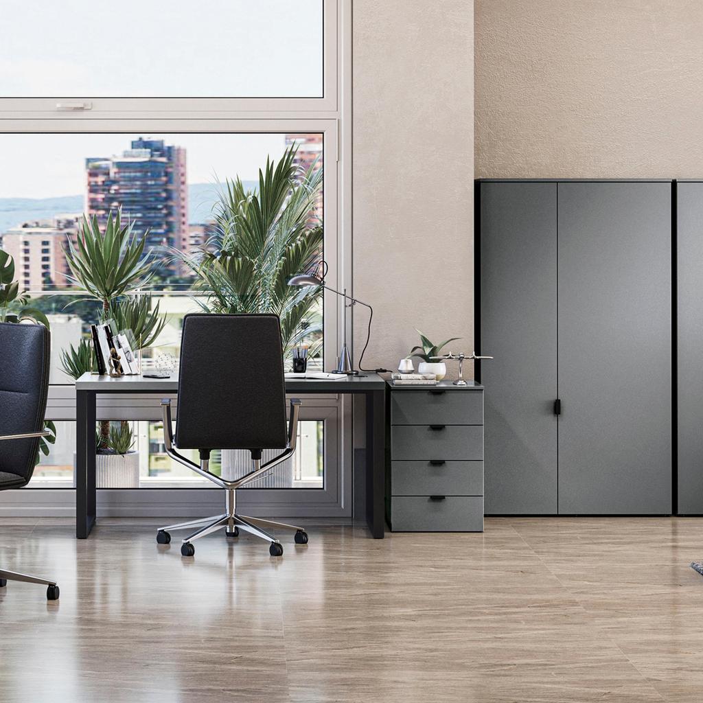 Gaveteiro Kappesberg 4 Gavetas Office Platinum 46cm · foto 2