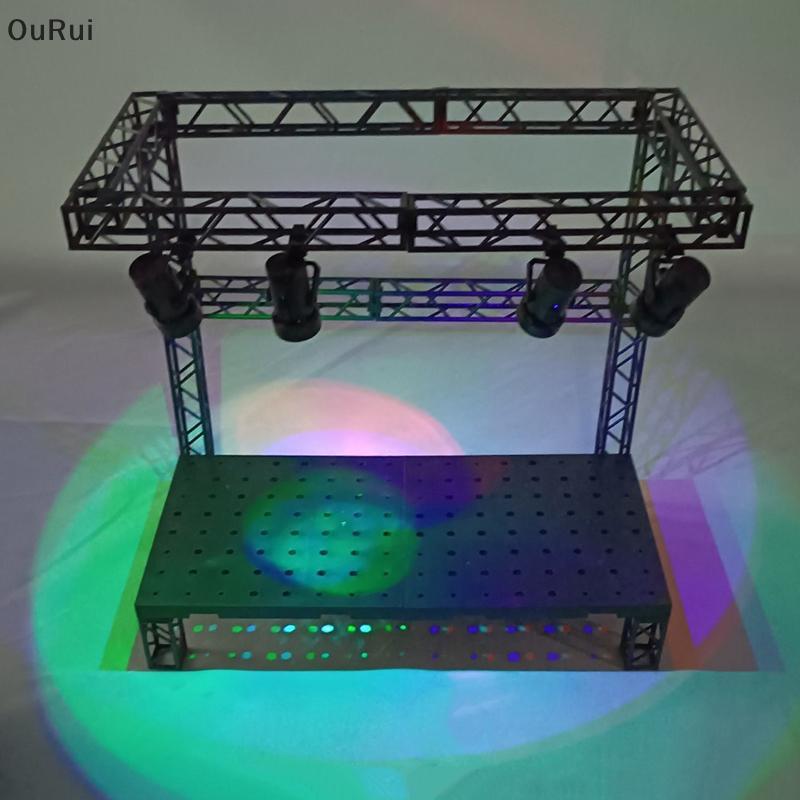 [B & C] Base Do Sistema De Hobby Universal Hangar Garagem Display Stage Lâmpada De Projeção Colorida Figura De Ação Cena