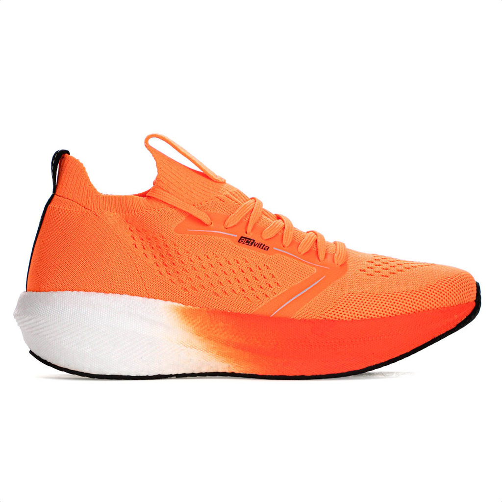 Tênis Actvitta Slip On Gaspea Knit Marrocos Laranja - Masculino