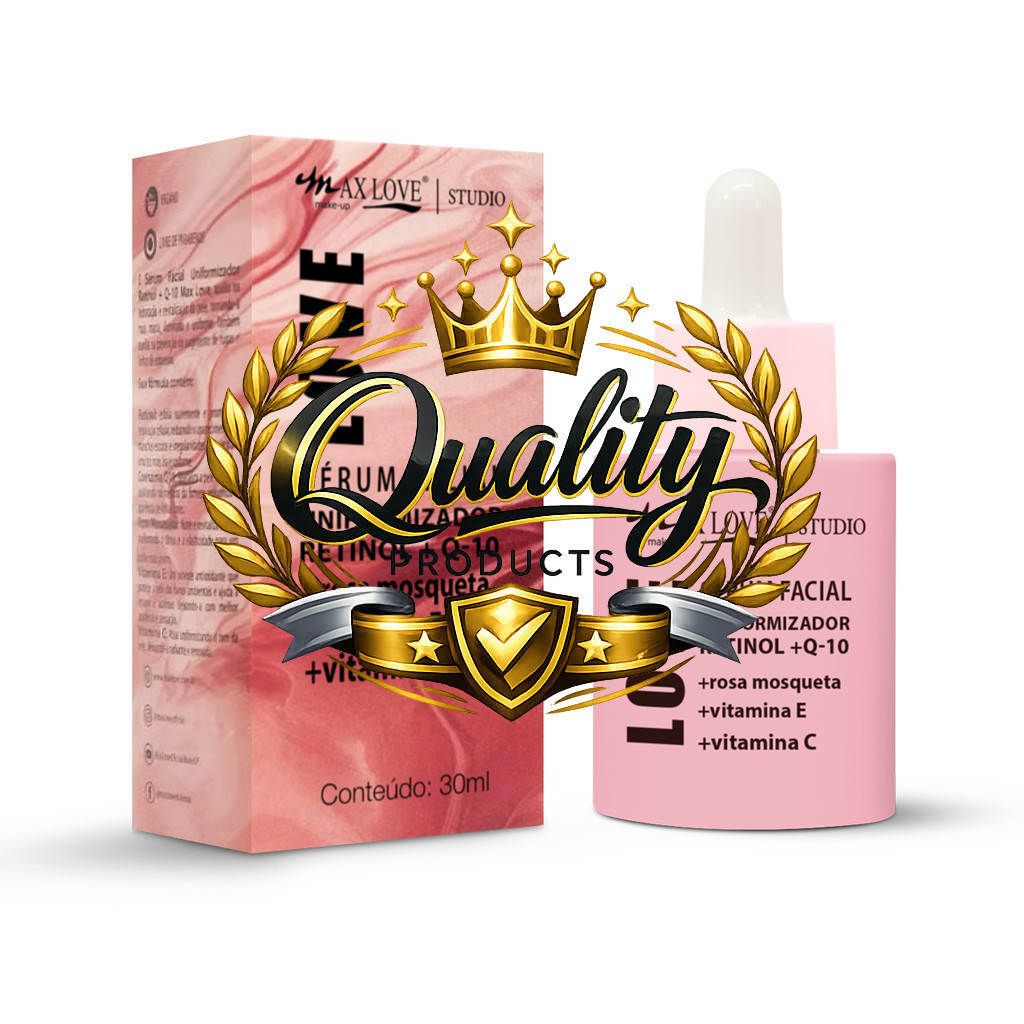 (V)✨ Sérum Facial Uniformizador Retinol + Q-10 Max Love – Antissinais, Firmeza e RenovaçãoCX8C