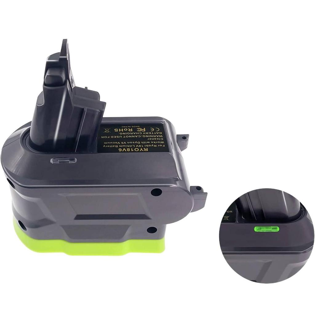 Adequado para adaptador de bateria de aspirador de pó V6 (DC58/DC62), compatível com bateria de chave de fenda de 18V |