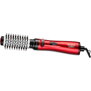 Escova Rotativa Red Infinity Keratin Mondial Vermelho ERB-11-KR Secadora Bivolt 127V 220V