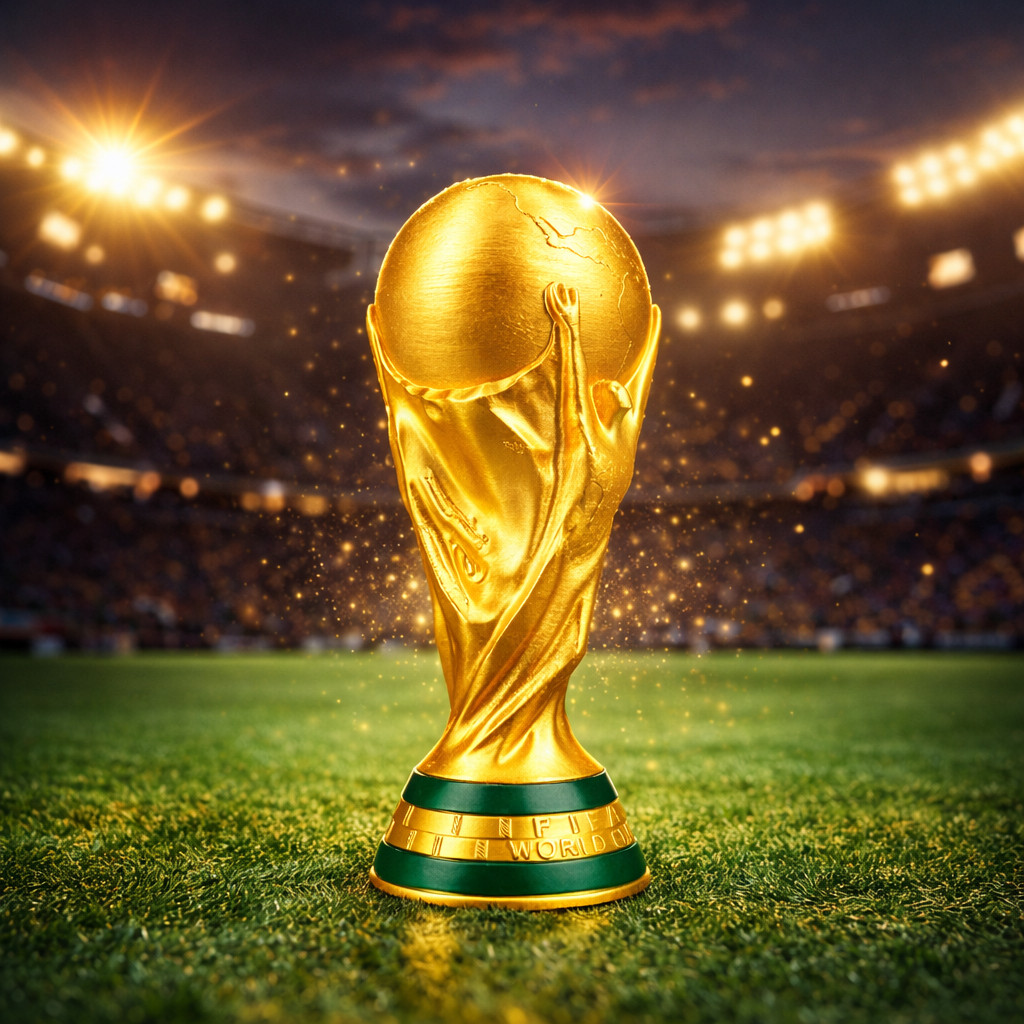 Taça Copa Do Mundo 2026  15 ou 23 cm Decorativa Taça Do Hexa