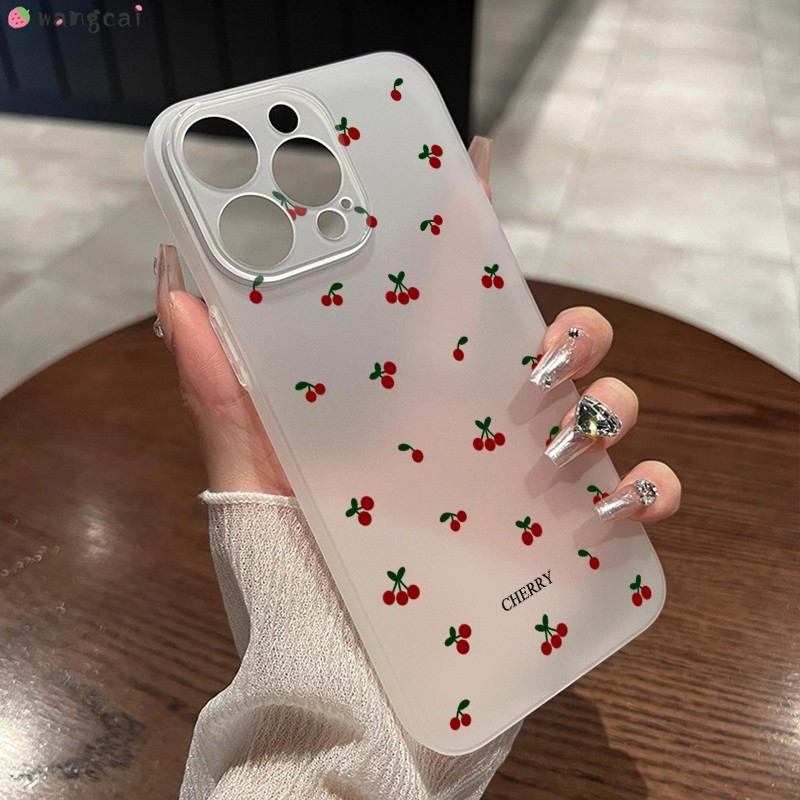 Para Xiaomi Poco X8 Pro Max X7 X6 X4 X3 GT X2 M6 M4 F8 F7 Ultra F6 F5 F4 F3 F2 C75 5G 4G Capa De Telefone Fofa Cereja Ve