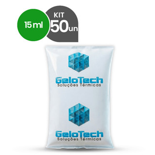 Kit 50 Gelo Reutilizável 15ml Até 8h Gelado Não Molha | GeloTech Flexível Gel Artificial Atóxico em Oferta na Shopee