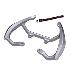 ALÇA ESPORTIVA CG FAN 125/150/160 START 2014 ATE 2024 - PRATA