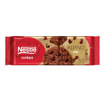 Alpino Cookie Gotas de Chocolate em Oferta na Shopee