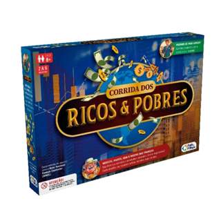 Jogo Tabuleiro Corrida dos Ricos & Pobres Pais E Filhos - 793040-1 em Oferta na Shopee
