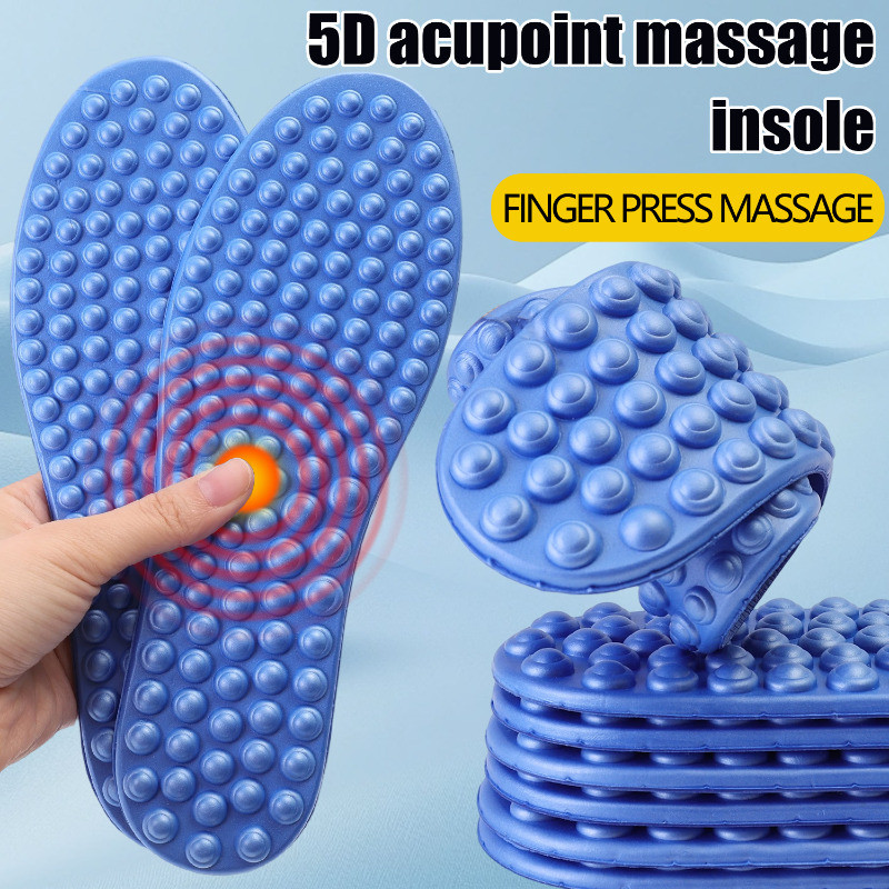 2-5 Pares De Palmilhas De Acupressão 5d-Almofadas De Sapato Grossas E Macias Para Massagem Nos Pés-Homens Mulheres-Calça