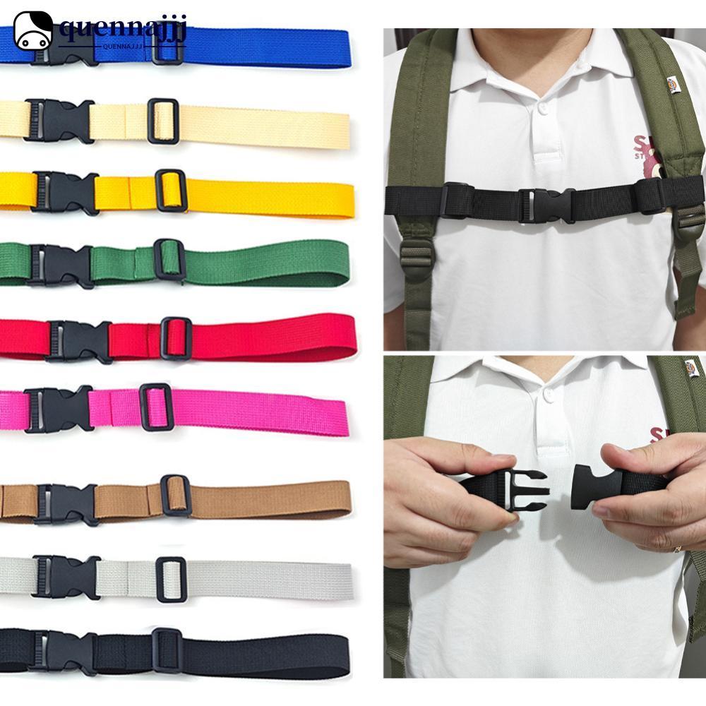 QUENNA 2.5cm Mochila Cinta De Peito Saco De Escola Cintas Acessórios Antiderrapante Puxar Cinto Durável L3T6