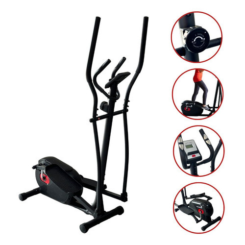 Elíptico Magnético Importway 8 Cargas Passada 280mm Para Treino Cardio Sem Impacto Em Casa