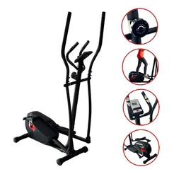 Elíptico Magnético Importway 8 Cargas Passada 280mm Para Treino Cardio Sem Impacto Em Casa