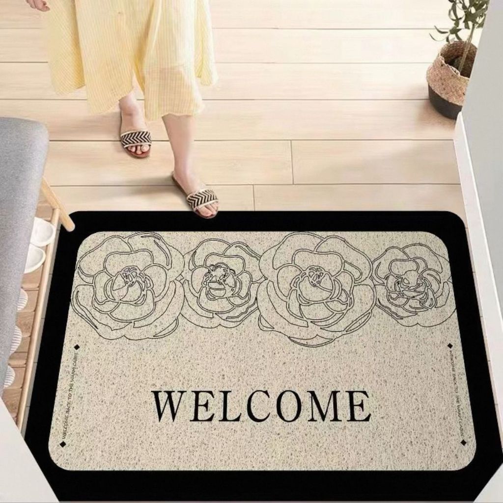 Detalhes do Tapete Decorativo Antiderrapante para Casa, Quarto e Banheiro com Estampas Fofas e Base Segura