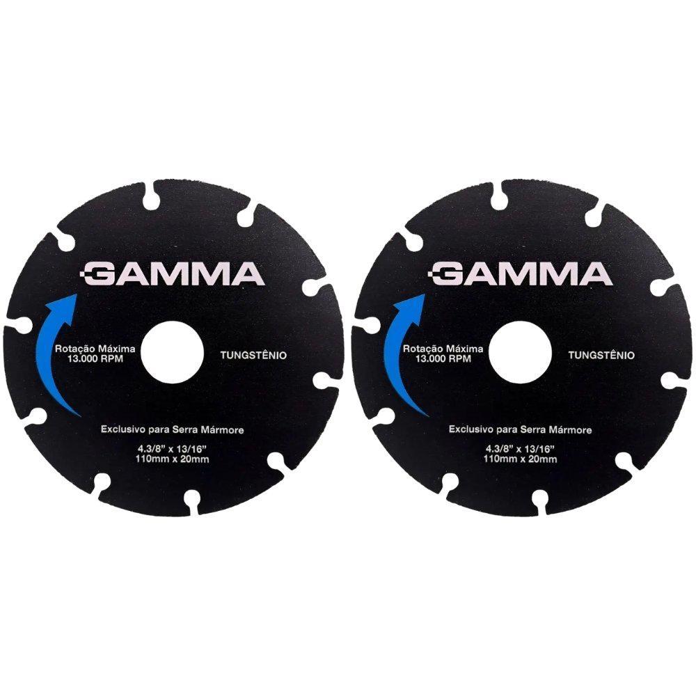 Disco de Corte 110mm em Tungstênio para Madeira com 2 unidades GAMMA em Oferta na Shopee
