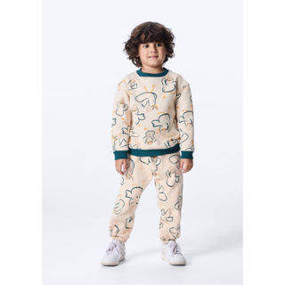 Calça De Moletom Infantil Menino Toddler Estampada em Oferta na Shopee