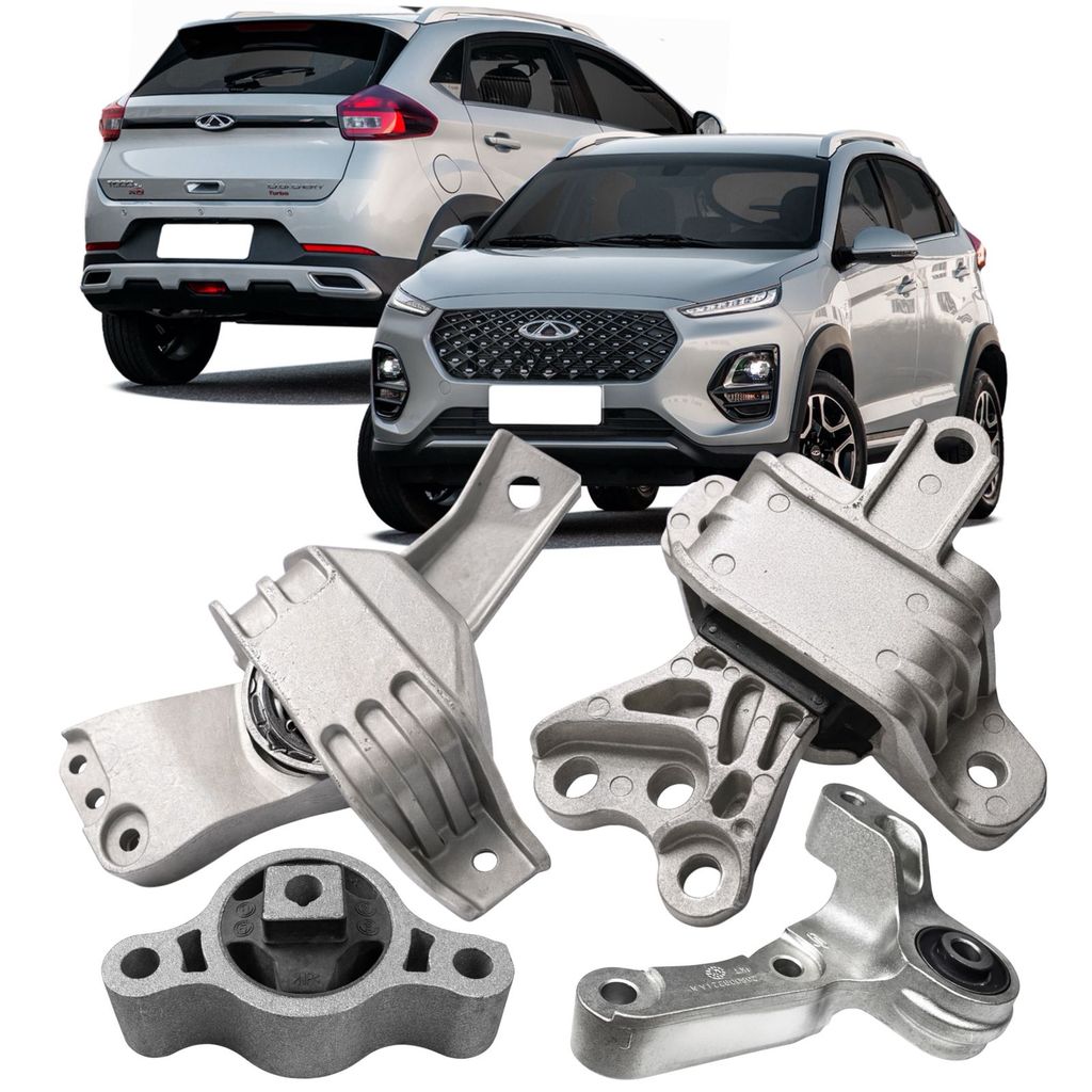 Kit Calço Coxim Motor Câmbio Chery Tiggo 3x 2021 2022 2023