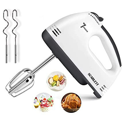 Batedeira De Mão Bolo Portátil Potencia 260w Leve 7 Velocidades Voltagem 127v/110v Massa Bolo Ovos em Oferta na Shopee