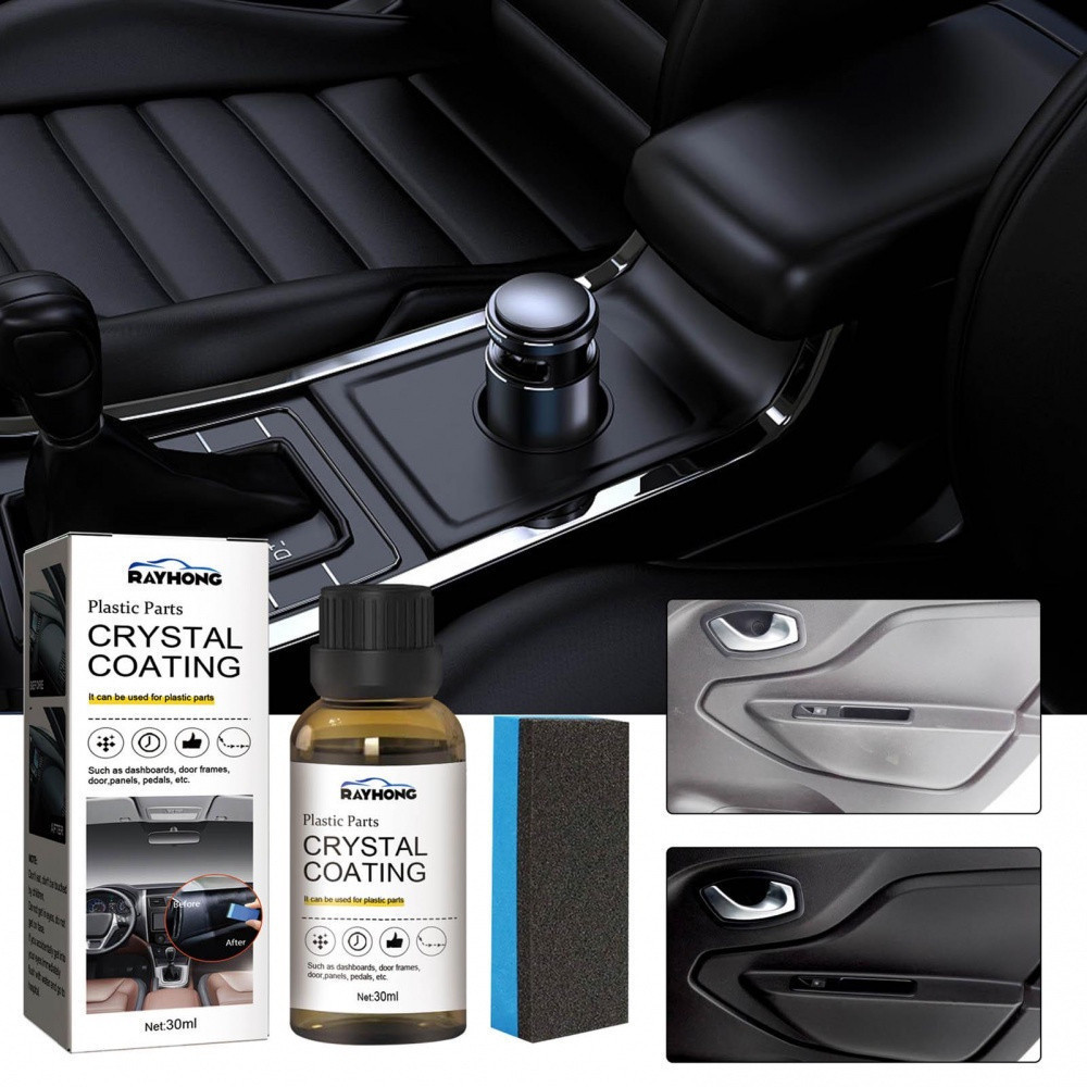 Hilimer Plástico Refurbished Plating Crystal Coating Agent Painel De Cera Auto Interior Carro Renovado Agente De Recauch