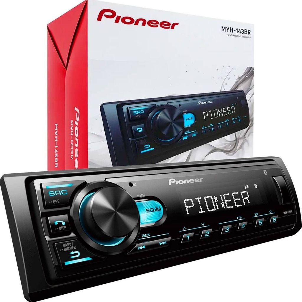 Radio Pioneer Mp3 Player Automotivo Bluetooth USB FM Som Universal Completo em Oferta na Shopee