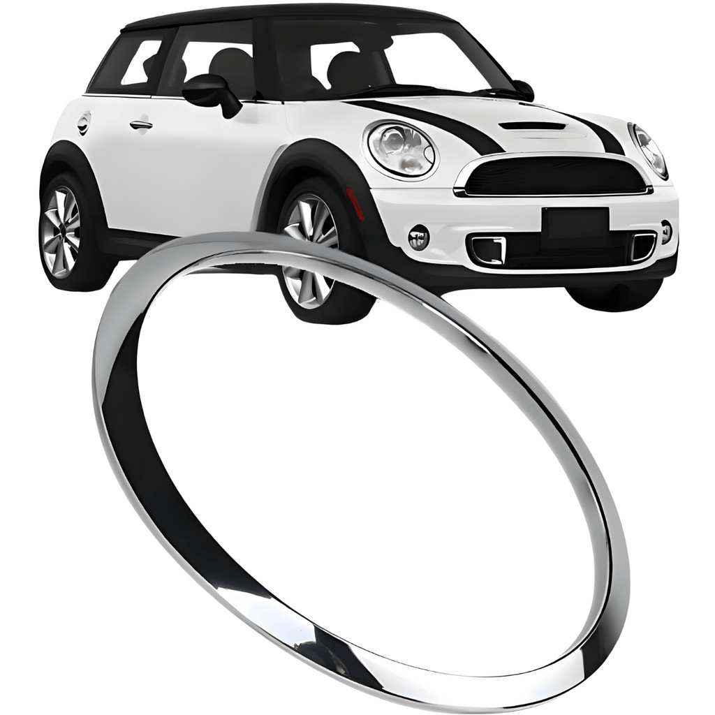 Aro Cromado Do Farol Mini Cooper S E Jcw De 2007-13 -Dir