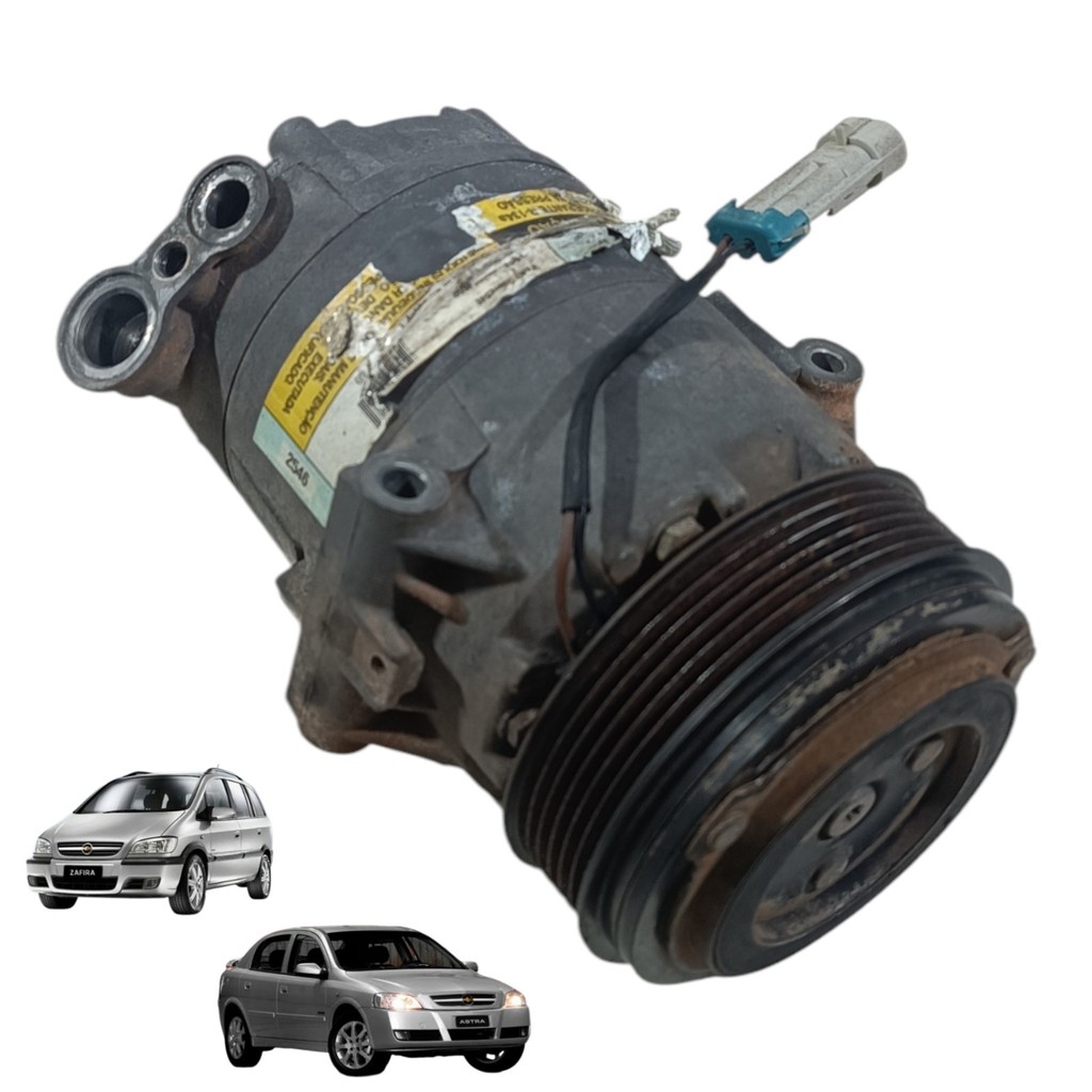 Compressor ar condicionado astra zafira 1.8 2.0 2003 a 2010