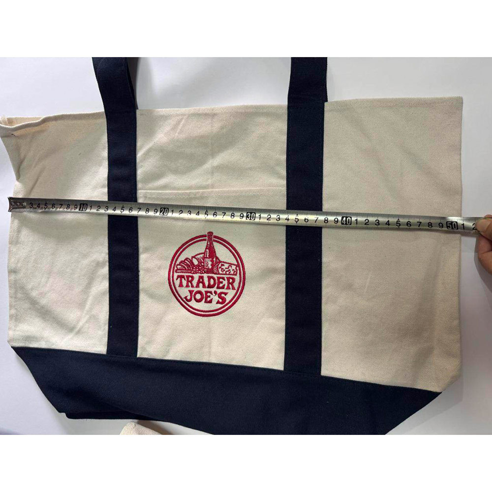 Outdoor Large size Trader Joe’s Canvas Tote Bag Embroidered Shopping Bag Outdoor Large size Trader Joe’s Canvas Tote Bag Embroidered Shopping Bag