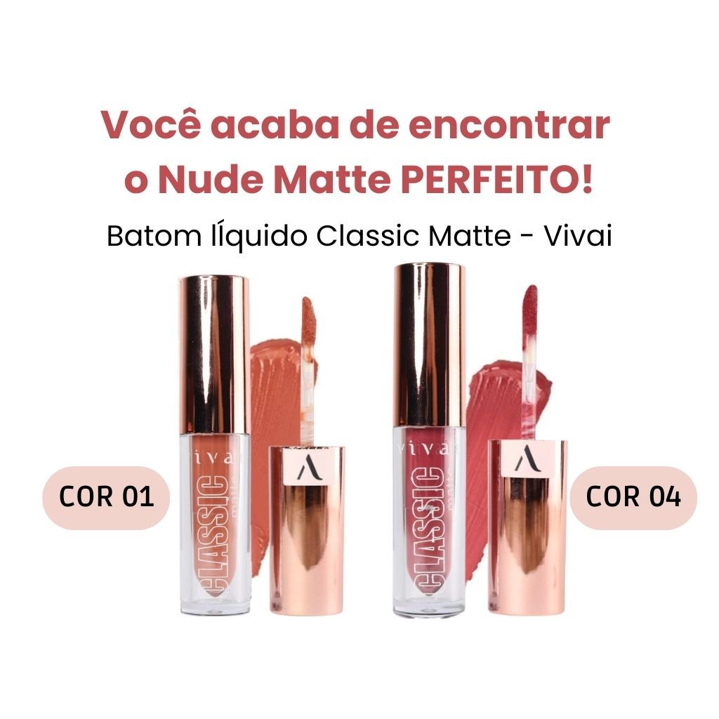 Batom Liquido Classic Matte Vivai