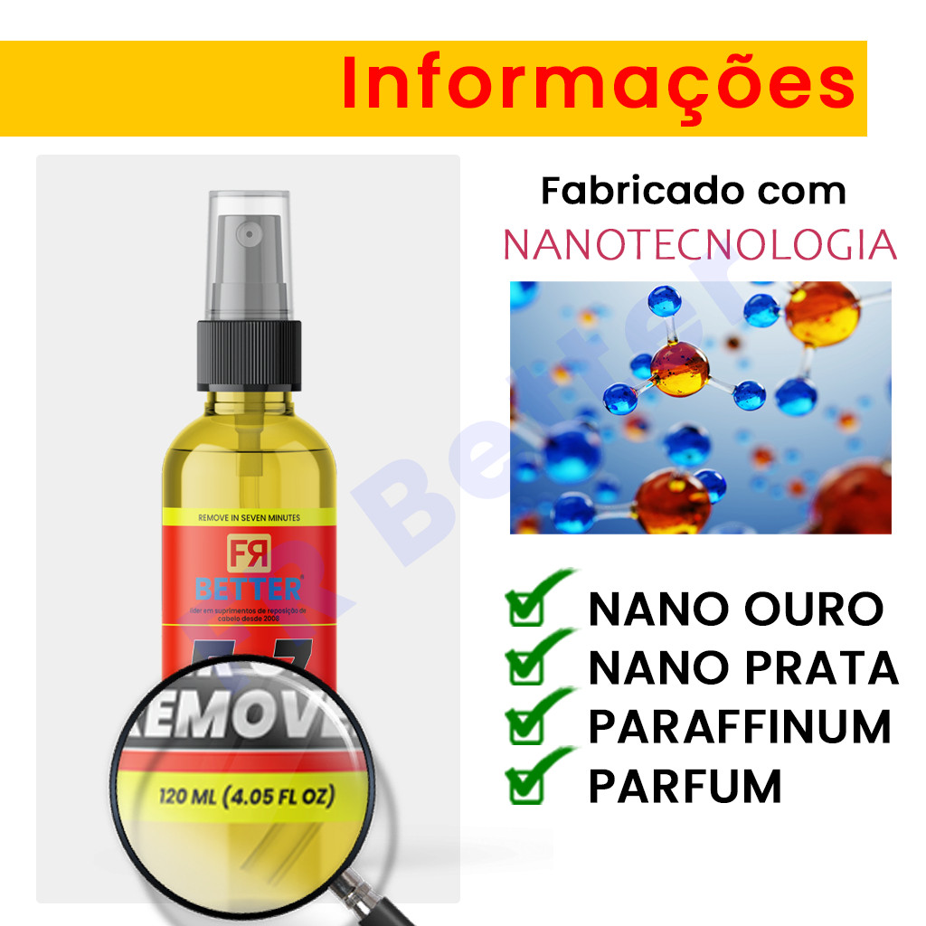 Removedor de Cola e Fita F-7 Para Prótese Capilar e Full Lace — imagem 2 de 2