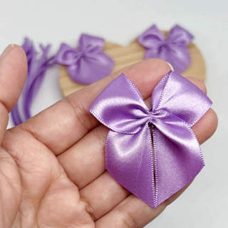 Laço Lacinho LAVANDA em Cetim 20/40/100 UNIDADES - nº5 - 5 cm COM FITA PARA AMARRAR em Oferta na Shopee