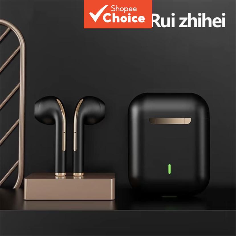 J18 Fone de Ouvido Bluetooth 5.0 TWS Mini Esportivo Sem Fio Estéreo Binaural Pop Up à Prova d'Água
