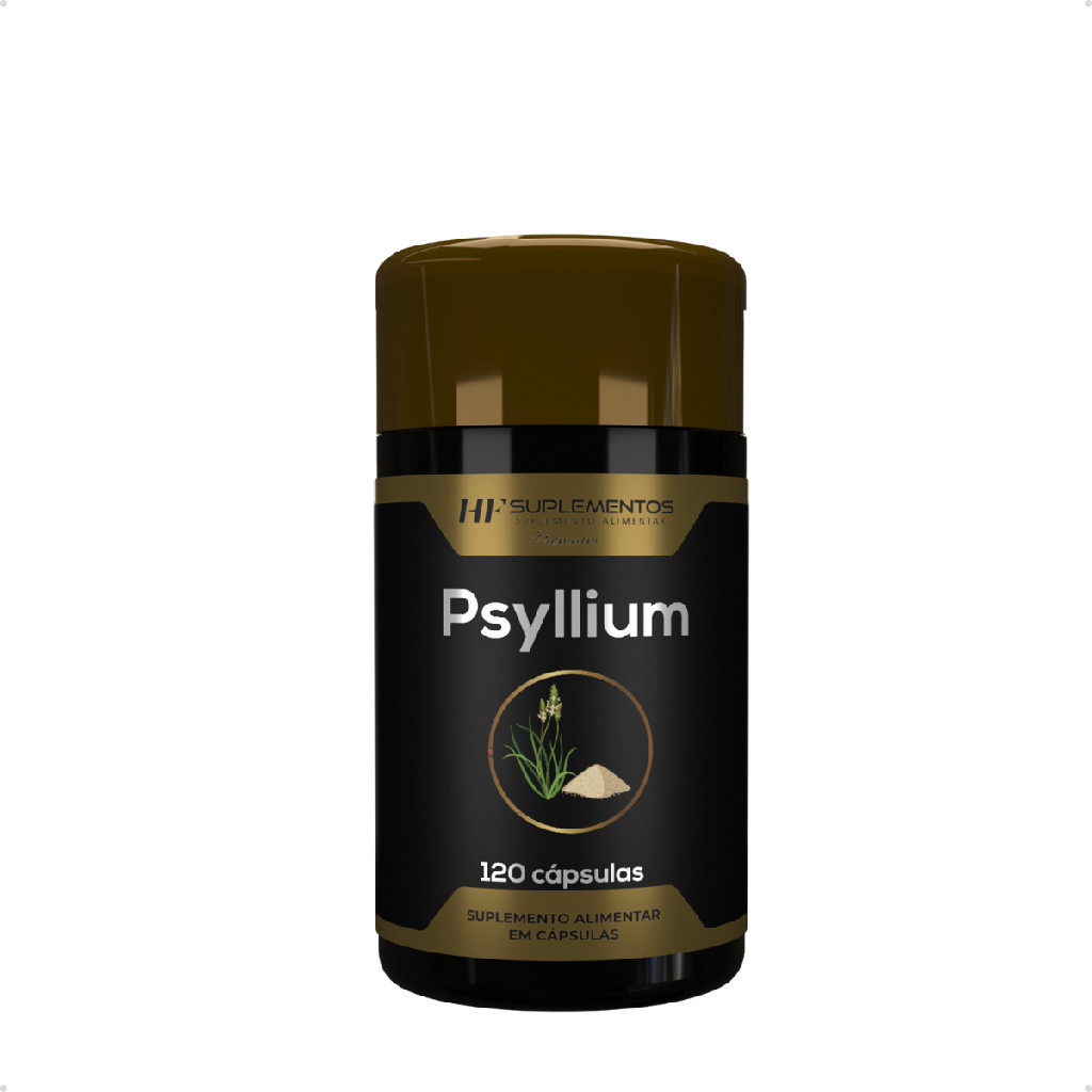 Suplemento de  Psyllium 120 Caps HF SUPLEMENTOS
