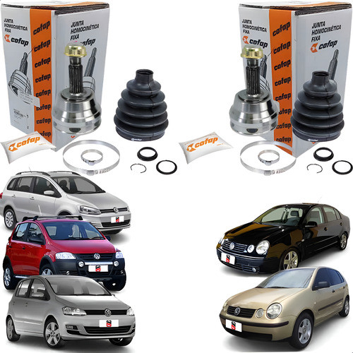 Par Homocinetica 30x22 Vw Crossfox Fox Polo Fox 2003/2015...