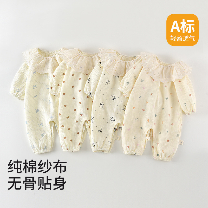 Bebê primavera outono roupas do bebê menina Floral primavera outono macacão macacão Outing roupas do bebê crianças puro
