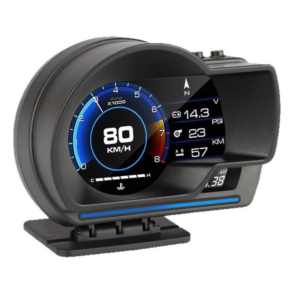 Hud Universal Obd2 Velocímetro Digital Turbo Temp Água